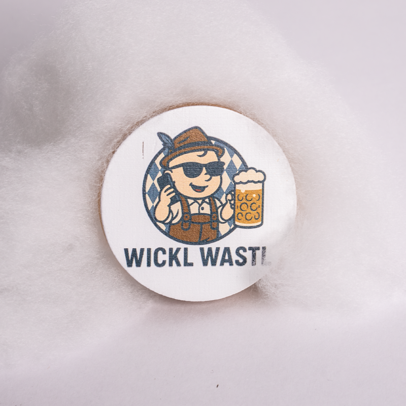 Wickl Wastl – Flaschenöffner (Standard - Rund, Holz)
