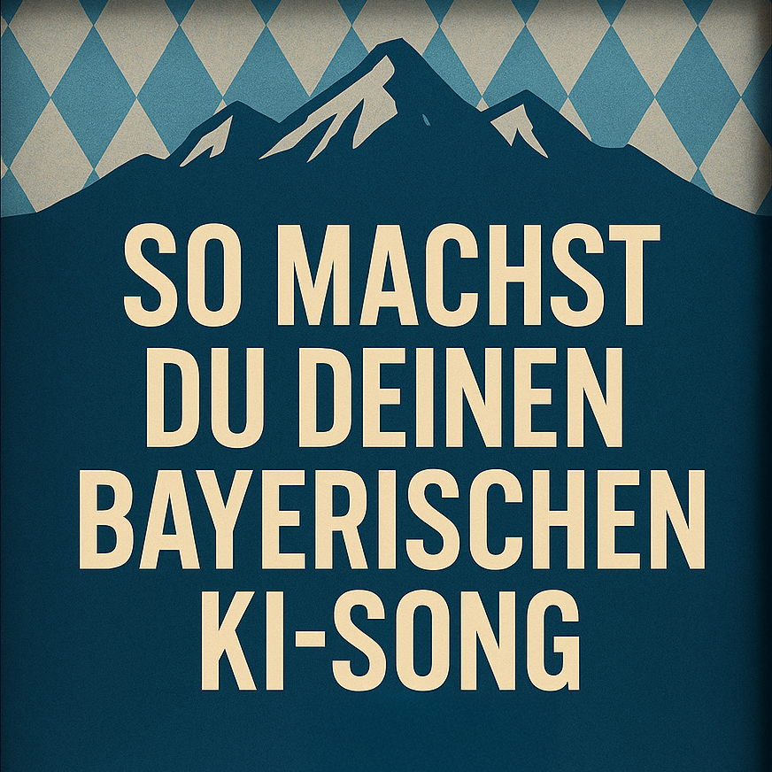 So machst Du Deinen bayrischen KI-Song